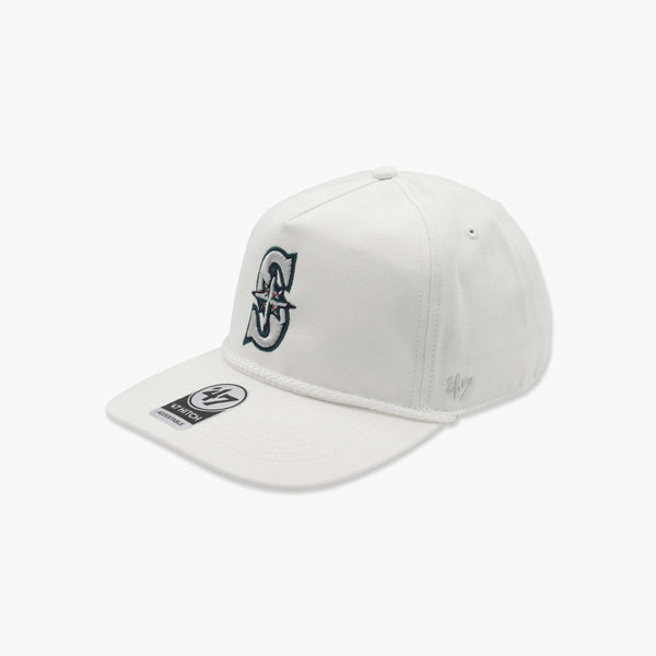 Seattle Mariners Primary Logo White Rope Hitch Snapback