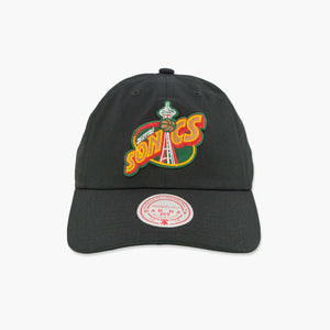 Seattle SuperSonics Original Black Space Needle Adjustable Hat