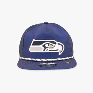 Seattle Seahawks Modern Nylon Navy "Golfer" Snapback