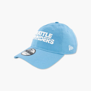 Seattle Sounders Light Blue Wordmark Adjustable Hat