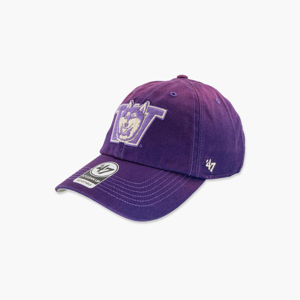 Washington Huskies Vintage Purple Dusted Clean Up Adjustable Hat