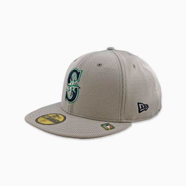 Seattle Mariners 2025 Clubhouse Primary Logo Grey Fitted Hat