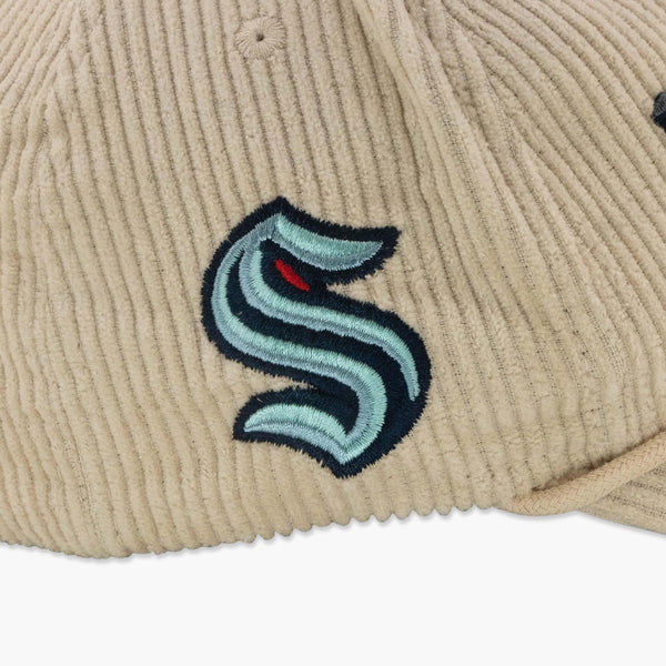 Seattle Kraken Tan Corduroy Deadstock Snapback