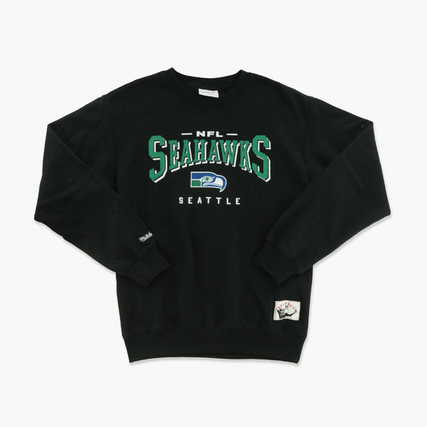 Seattle Seahawks Arch Black Crewneck