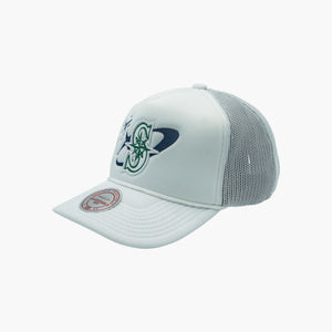 Seattle Mariners Galaxy White Trucker Hat