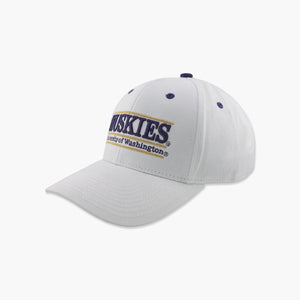 Washington Huskies Campus Script White A-Frame Snapback