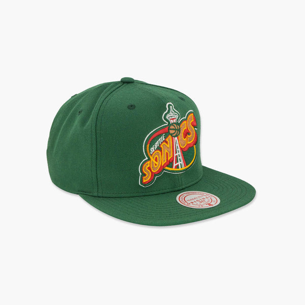 Seattle SuperSonics Green Space Needle Snapback