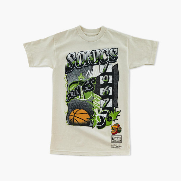 Seattle SuperSonics Overspray T-Shirt