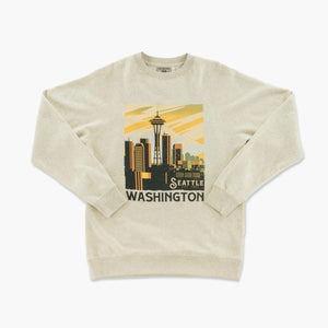 Tenure Oatmeal Seattle Crewneck