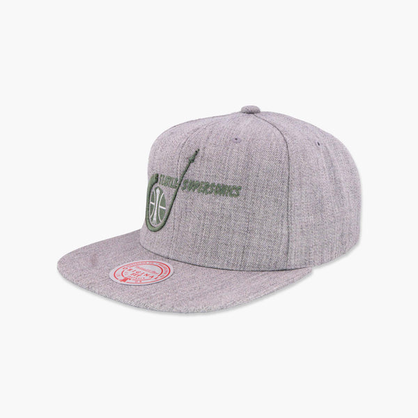 Seattle SuperSonics Grey Rocket Ship Snapback