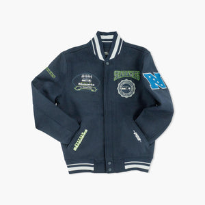 Seattle Seahawks Cream Throwback Classic Satin Jacket – Simply Seattle