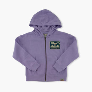 Mountain Crest Wisteria Seattle Youth Full Zip Hoodie