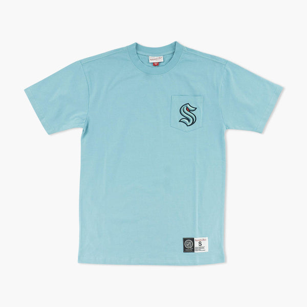 Seattle Kraken Ice Blue Premium Pocket T-Shirt