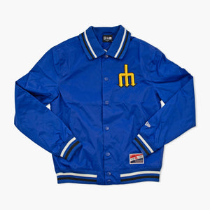 Seattle Mariners New Era City Connect Nylon Bullpen Jacket