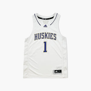 Washington Huskies White Basketball Jersey