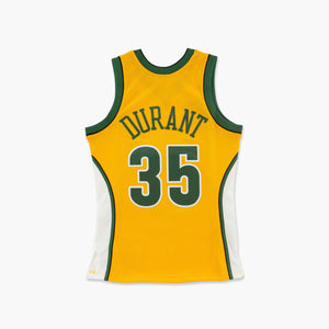 Seattle SuperSonics Kevin Durant 2007 Yellow Alternate Swingman Jersey