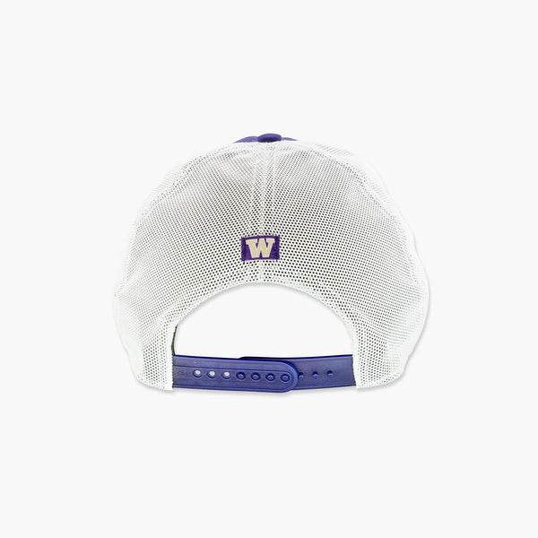 Washington Huskies Purple Downburst Mesh Hitch Snapback