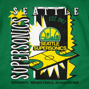 Seattle SuperSonics Youth Kelly Green Poster T-Shirt