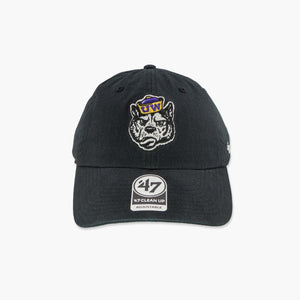 Washington Huskies Sailor Dawg Black Clean Up Adjustable Hat