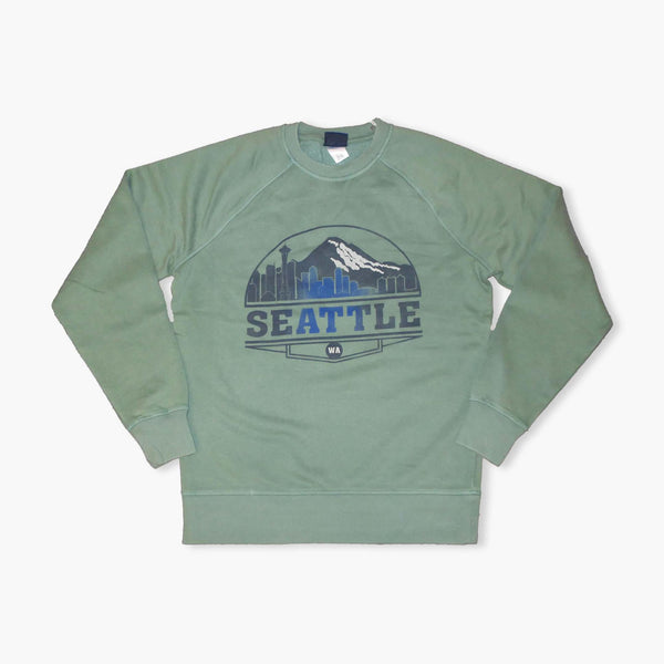 Seattle Green Outta Town Crewneck