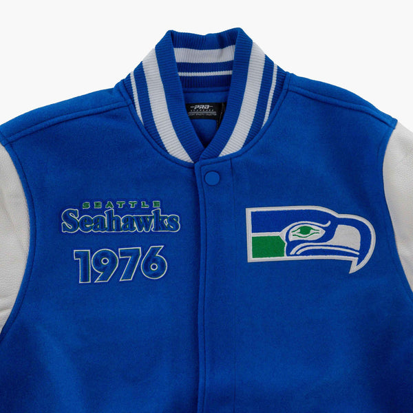 Seattle Seahawks Ultimate Throwback Kingdome Varsity Jacket