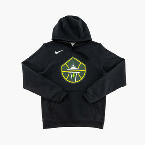 Seattle Storm Primary Logo Black Fleece Hoodie