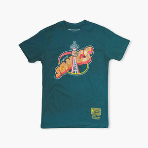 Seattle SuperSonics Space Needle Logo Dark Green Premium T-Shirt