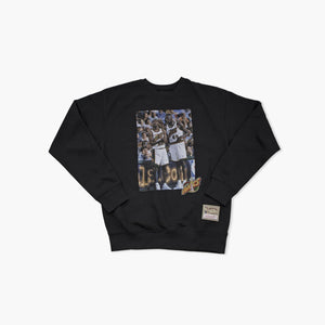 Seattle SuperSonics Kemp & Payton Photo Black Crewneck