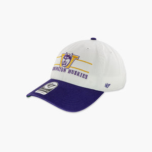 Washington Huskies Double Header Clean Up Adjustable Hat