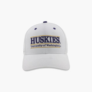 Washington Huskies Campus Script White A-Frame Snapback