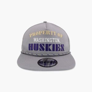 Washington Huskies Vintage Grey "Golfer" Snapback