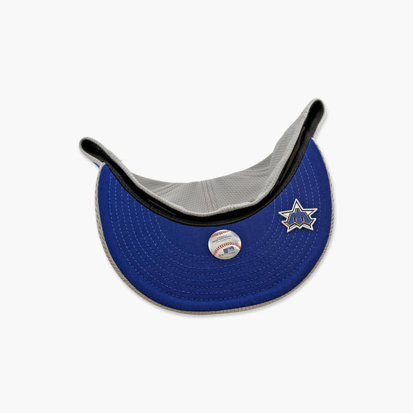 Seattle Mariners 2025 Clubhouse Throwback Grey Fitted Hat