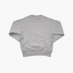 Seattle Silver Grey Reverse Weave Crewneck