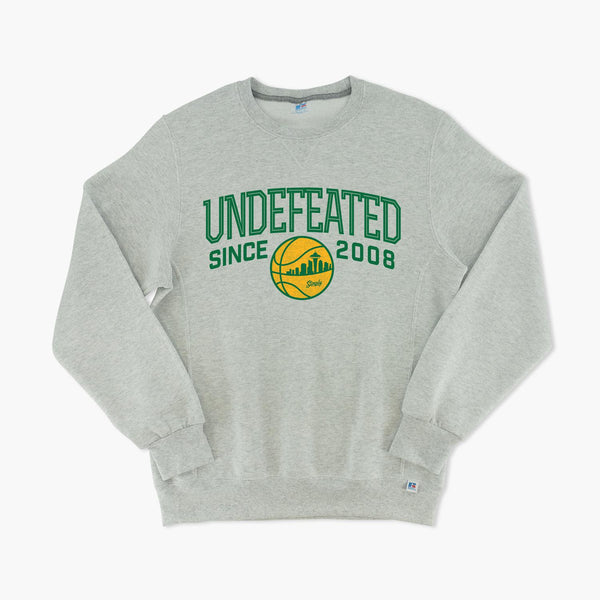 Undefeated Since 2008 Grey Crewneck