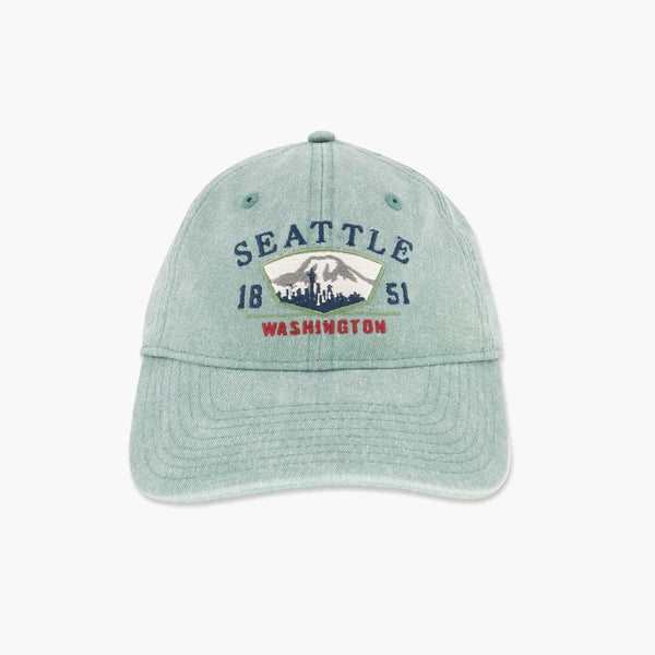 Seattle Nurture Green Skyline Crest Adjustable Hat