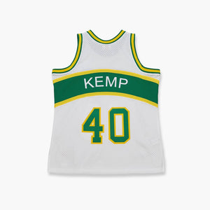 Seattle SuperSonics Shawn Kemp 1994 White Swingman Jersey