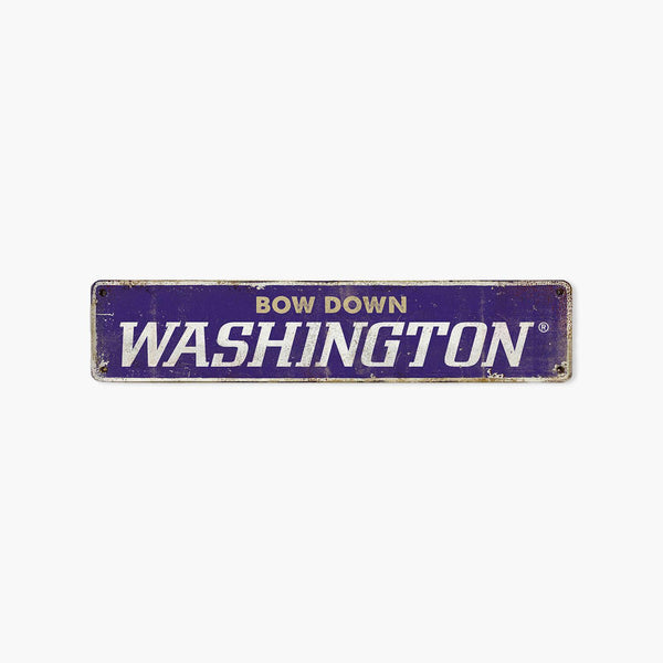 Washington Huskies Bow Down Hardboard Plaque