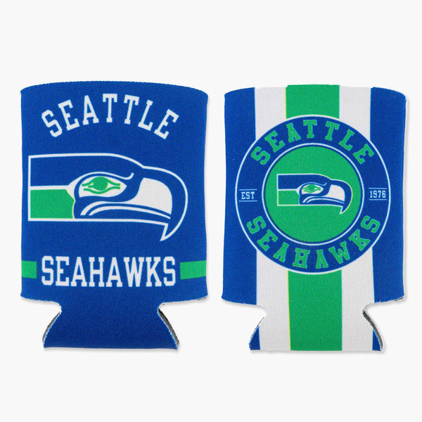 Seattle Seahawks Throwback Vintage Can Cooler