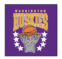 Washington Huskies Star Studded T-Shirt