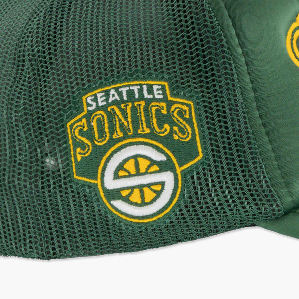 Seattle SuperSonics Satin Trucker Hat