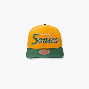 Seattle SuperSonics Specialty Script Yellow Pro Crown Snapback