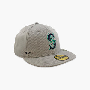 Seattle Mariners 2025 Clubhouse Primary Logo Grey Fitted Hat