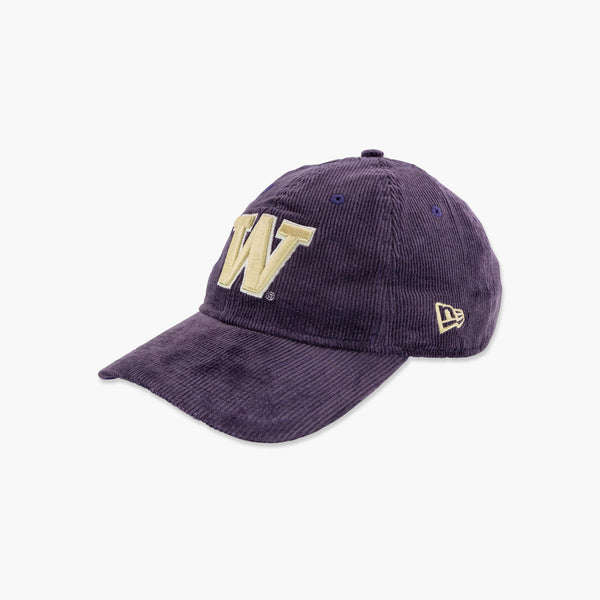 Washington Huskies Primary Logo Purple Corduroy Adjustable Hat