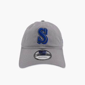 Seattle Mariners Cooperstown "S" Grey Adjustable Hat