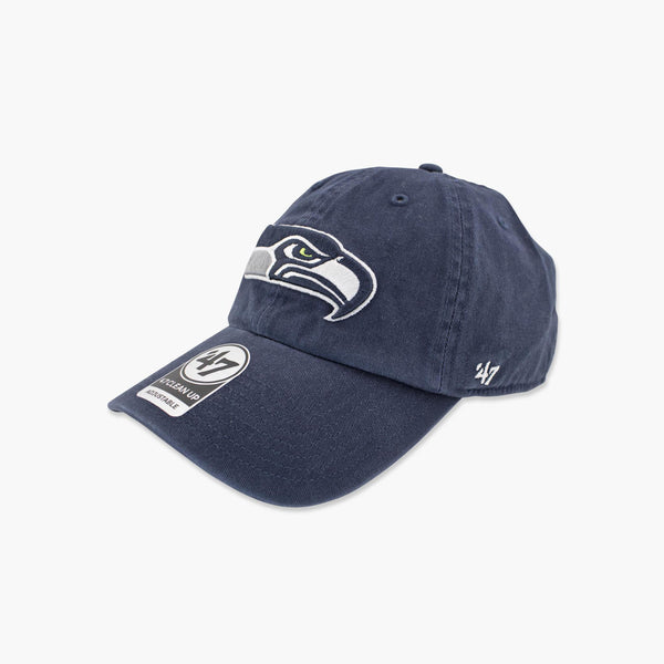 Seattle Seahawks Navy Clean Up Adjustable Hat