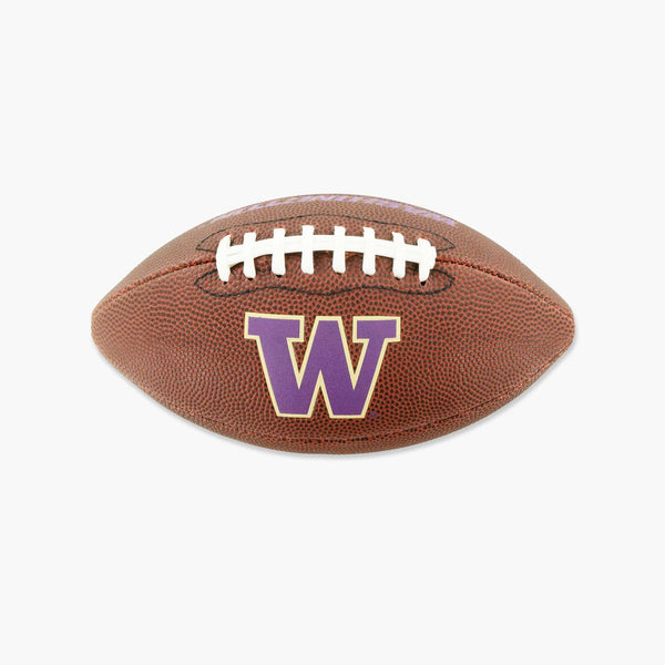 Washington Huskies Team Color Logo Mini Football