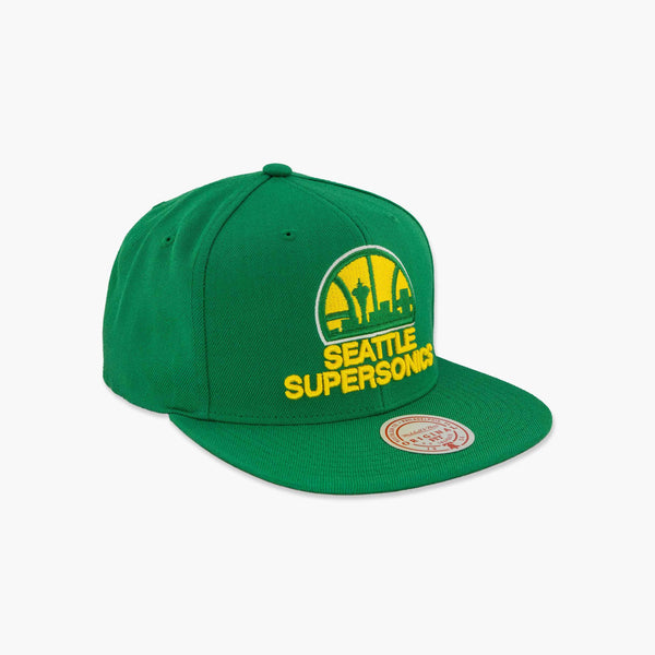 Seattle SuperSonics Green Skyline Snapback