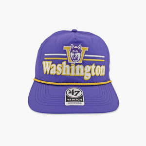 Washington Huskies Classic Throwback Campscape Nylon Hitch Snapback