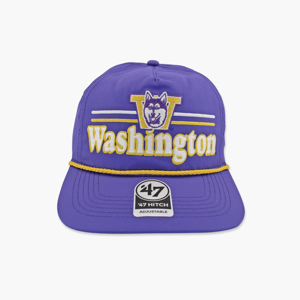 Washington Huskies Classic Throwback Campscape Nylon Hitch Snapback