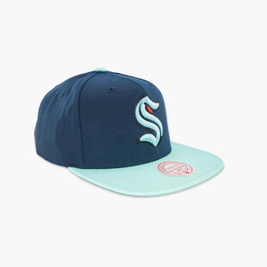 Seattle Kraken Team Color Two-Tone Snapback